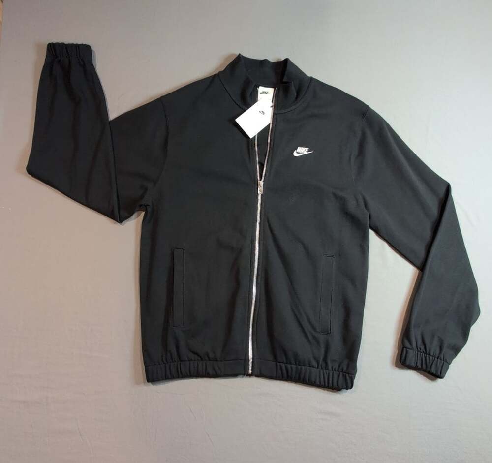 Nike Club Knit Jacket Size S Black